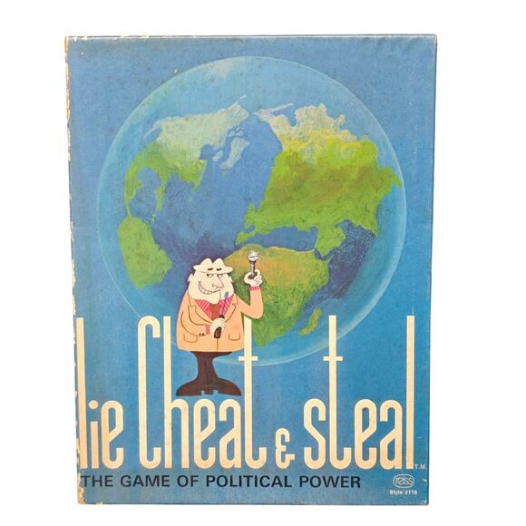 Vintage Lie, Cheat & Steal The Game of Political Power 70s Board Game - Picture 10 of 10
